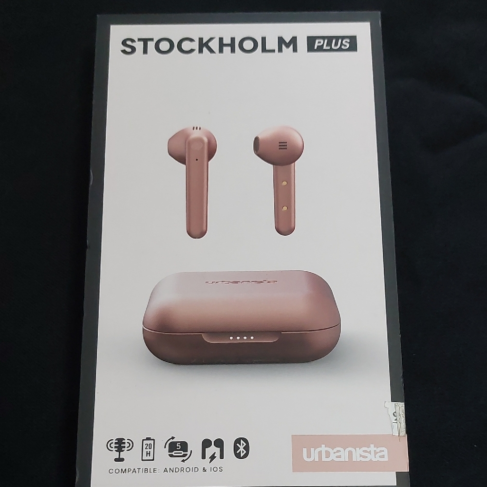 Stockholm Plus Wireless Earbuds - Pink